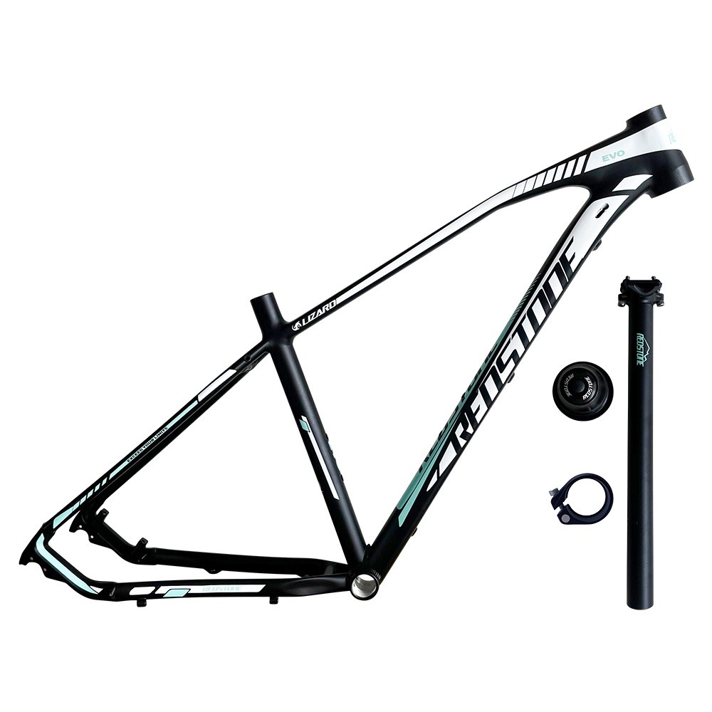 Kit Quadro Bike Aro 29 Mtb Downhill Redstone Lizard Evo Alumínio