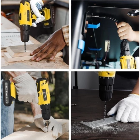 Maleta e acessórios completos da furadeira 48V