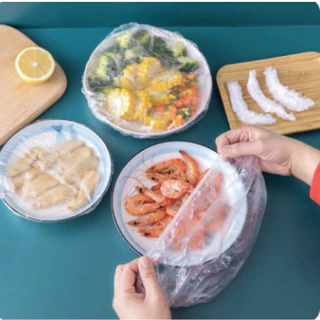 Sacos Plásticos Selagem 100 Unidades Capa De Alimento Elástica Ajustavel Tampa Universal SZ100