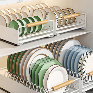 CAE Pull Out Cabinet Organizer , Prateleiras Deslizantes , Com Gavetas Adesivas Para Cozinha ,