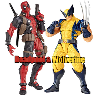 Marvel Deadpool 3 Figura De Ação Yamaguchi Wolverine Modelo SHF Ornamentos Decorativos Presentes