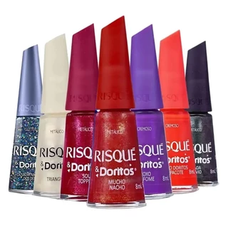 Kit Esmalte Risqué Coleção Doritos - 7 Unidades