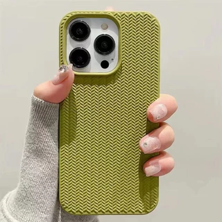 Luxury Skin Feel Estojo De silicone Líquido Para iPhone 15 14 Pro Max 11 12 13 XR XS À Prova De Choque Esfoliante De Impressão Digital Capa Traseira Macia
