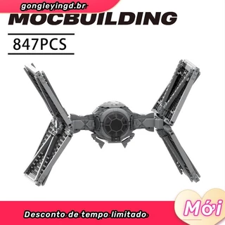 519pcs LEGO Star Wars Series Imperial TIE Fighter Building Block Bricks Compatível Com 75211 Tijolo De Aniversário De Brinquedo Para Crianças