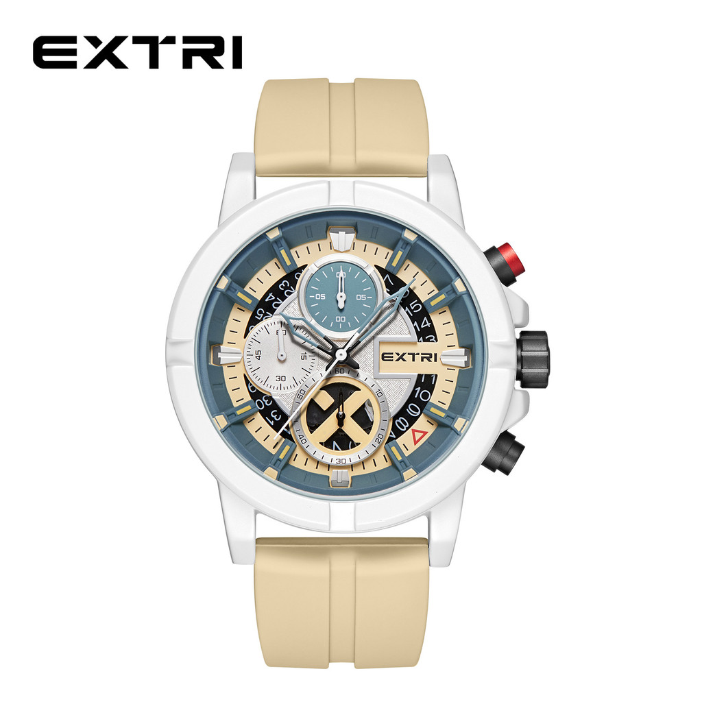 EXTRI Moda Design Juvenil Sense Watch Relógio De Silicone Correia ...