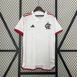 24 /25 F-O Away Camisa de Futebol Masculina Camisa Esportiva Branca ODES