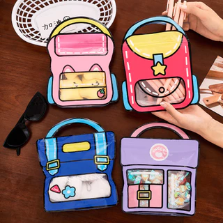 Saco De 10pcs Ziplock Para Alunos Presente Crianças Embalagem Portátil Feriados