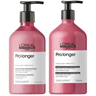 Kit Pro Longer L'Oréal Professionnel Shampoo 750ml + Condicionador 750ml