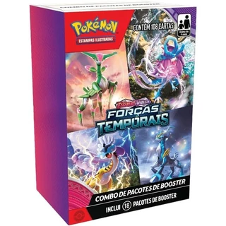 Combo de booster Forças Temporais EV Pokemon Copag Português