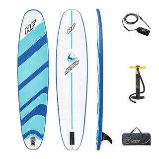 Prancha de Surf Inflável 2,43m x 57cm x 7cm com Bomba Manual + Bolsa Bestway em Oferta na Shopee