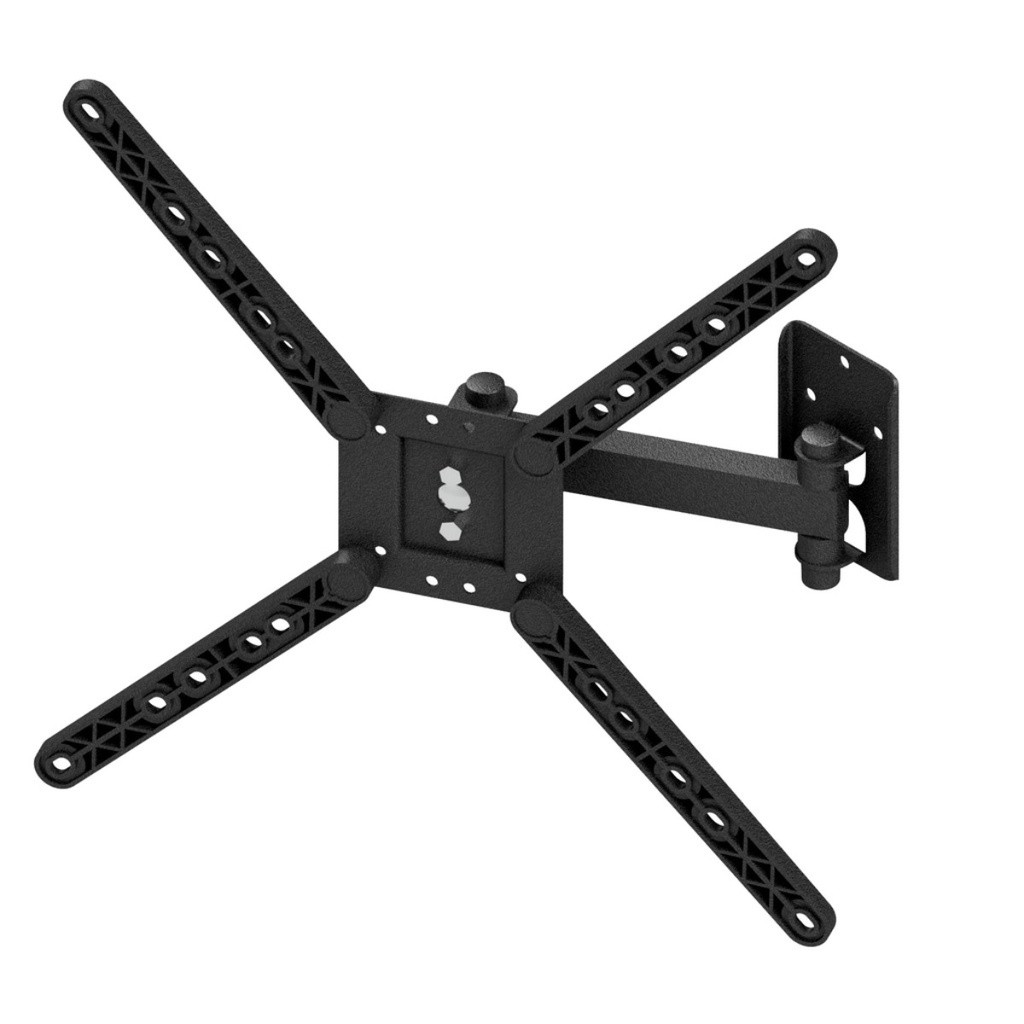 SUPORTE PARA TV BIARTICULADO 43 POLEGADAS COM INCLINAÇÃO - FIXO PAREDE ...