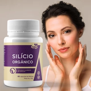 Silício Orgânico 60 cápsulas Beleza da pele e unhas Envio Imediato em Oferta na Shopee