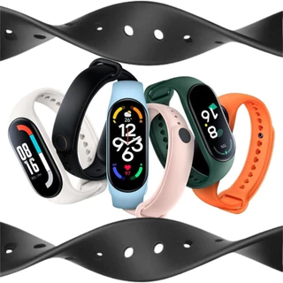 Pulseira para mi band M5 e M6 m7 Pulseira de XIAOMI pulseira de silicone Relógio Silicone Para Smart Relógio Pronta
