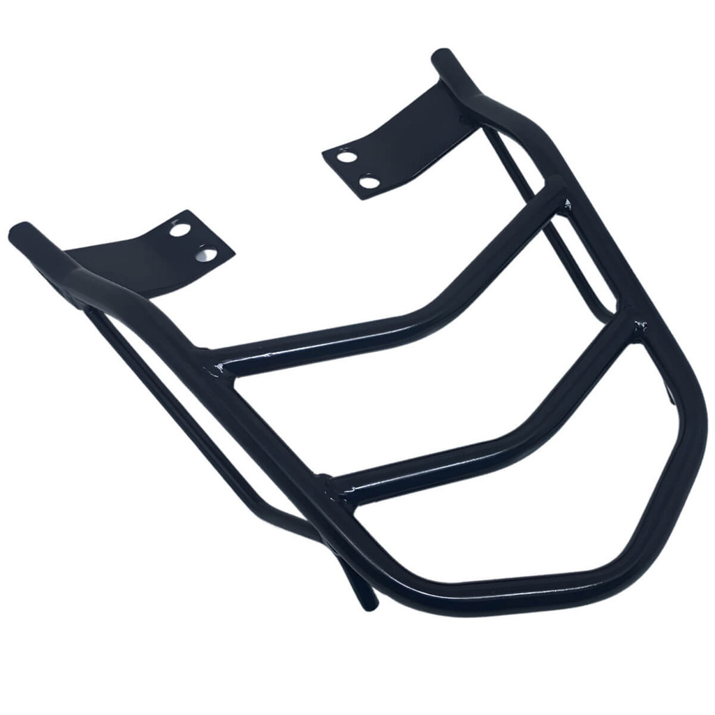 Bagageiro Bau Moto Suporte Superior Tvs Sport 110i 2023 Preto Metal X