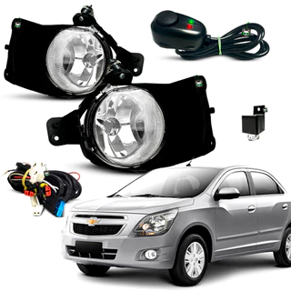 Kit Farol Auxiliar Milha Cobalt 2013 2014 2015 2016 2017 2018 2019 2020 Botao Colante