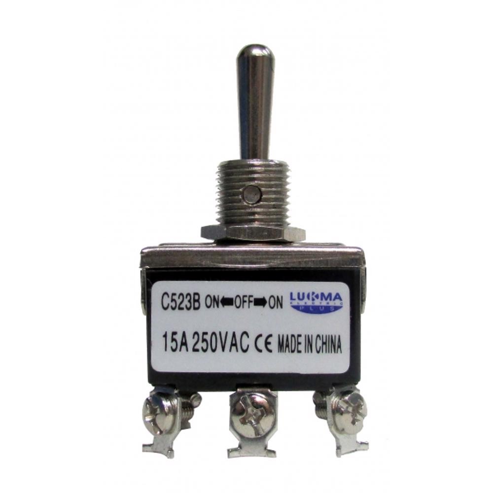 CHAVE ALAVANCA BIPOLAR REVERSAO 6POLOS 15A 12036 LUKMA 12036 | Shopee ...