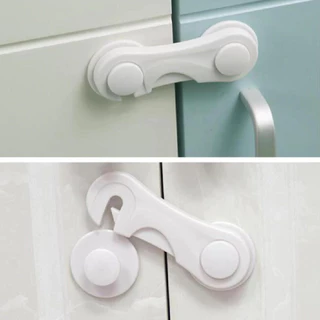 Kit 5 Trava Gaveta Armario Comoda Seguranca Protetor Protecao Bebe Branco em Oferta na Shopee