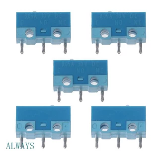 ALW Interruptor Original Huano Ponto Branco Para Concha Liga Prata Contatos 20M Cliques Interruptores 5