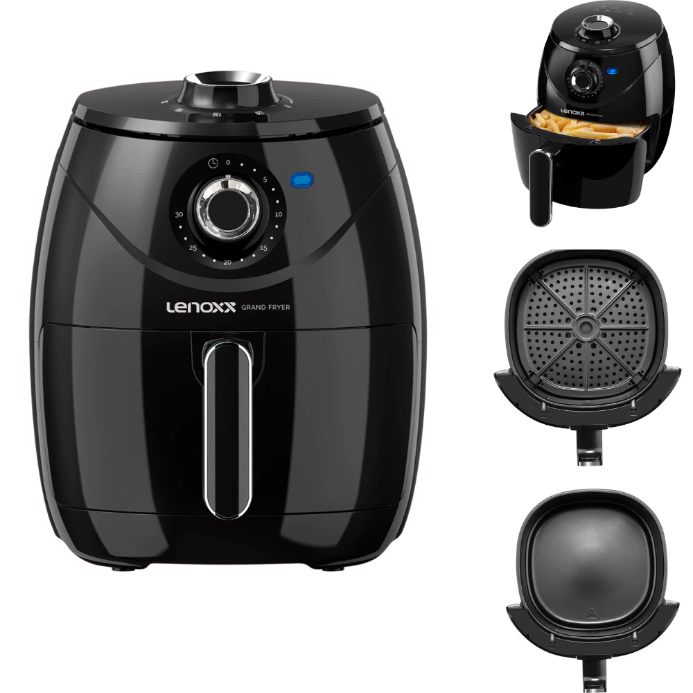 Fritadeira Sem Óleo Grand Fryer PFR907 Lenoxx
