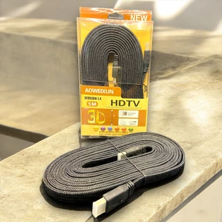 Cabo HDMI de alta definição flat 2m 3m 5m HD Alta Velocidade 1.4 4k 1080p 3d