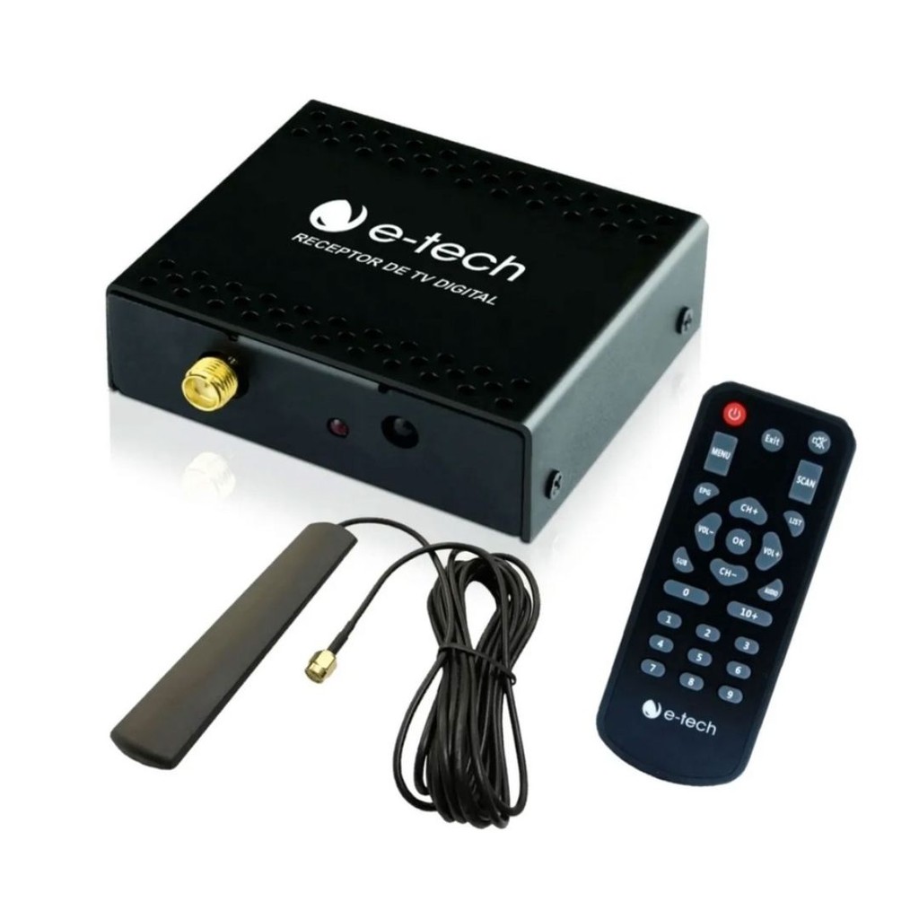 Receptor de Tv Digital Automotivo Universal Antena Conversor Sinal para Multimídia