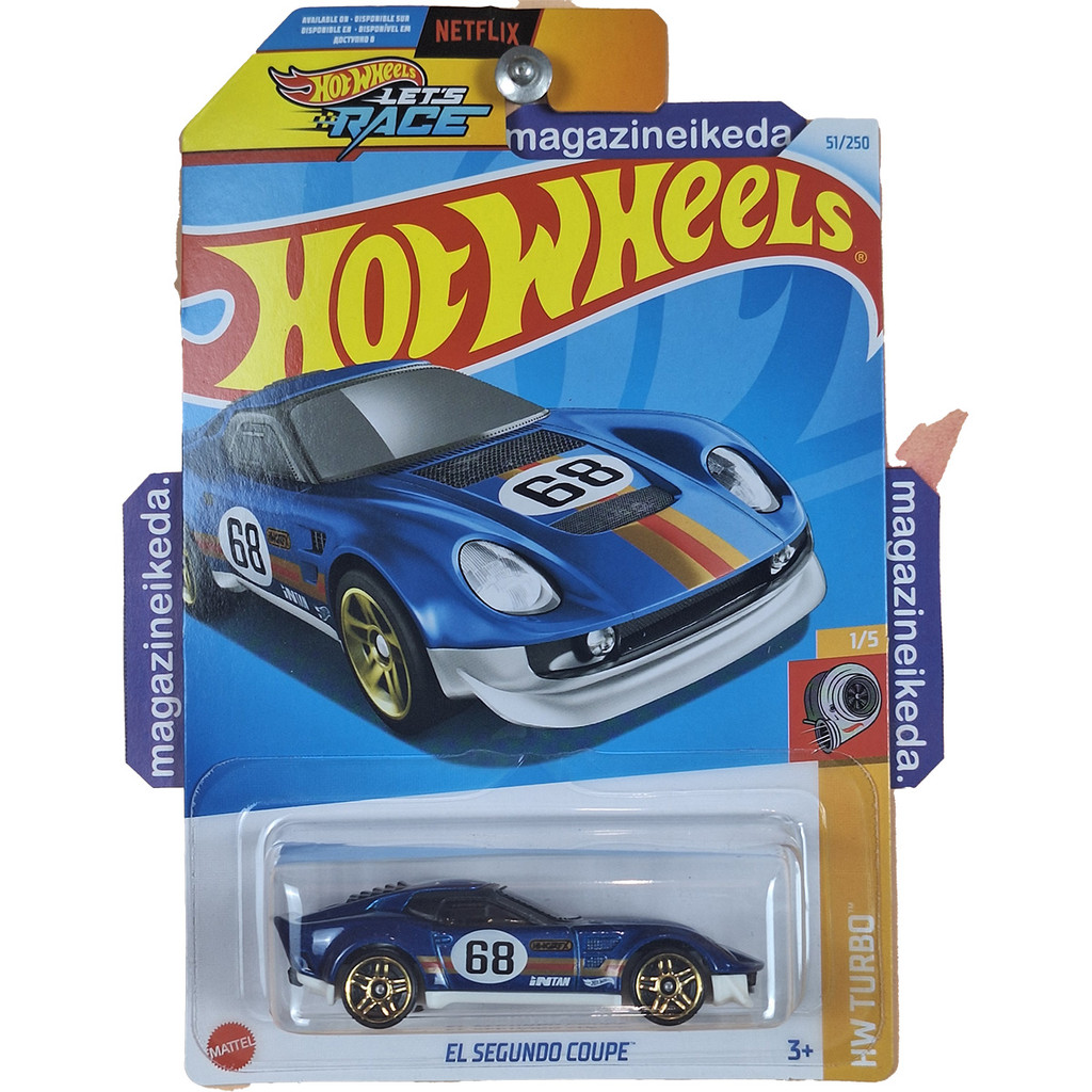 Carro Hot Wheels EL SEGUNDO COUPE HTD10 Azul Marinho HW TURBO | Shopee ...