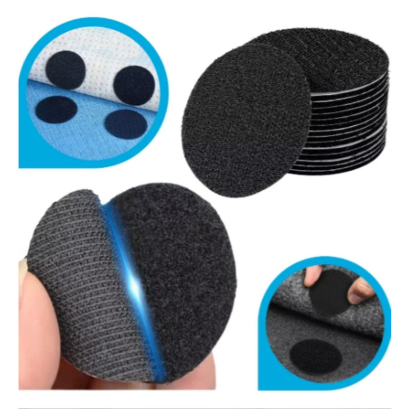 Kit 10 20 pçs Fita Adesiva Forte Adesivo Pontos Adesivos Velcros Sofá CamaTapete Antiderrapante