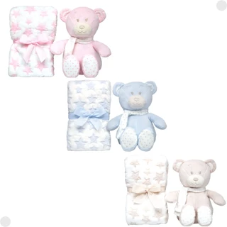 Kit Soninho Ursinho com Mantinha Infantil - Buba