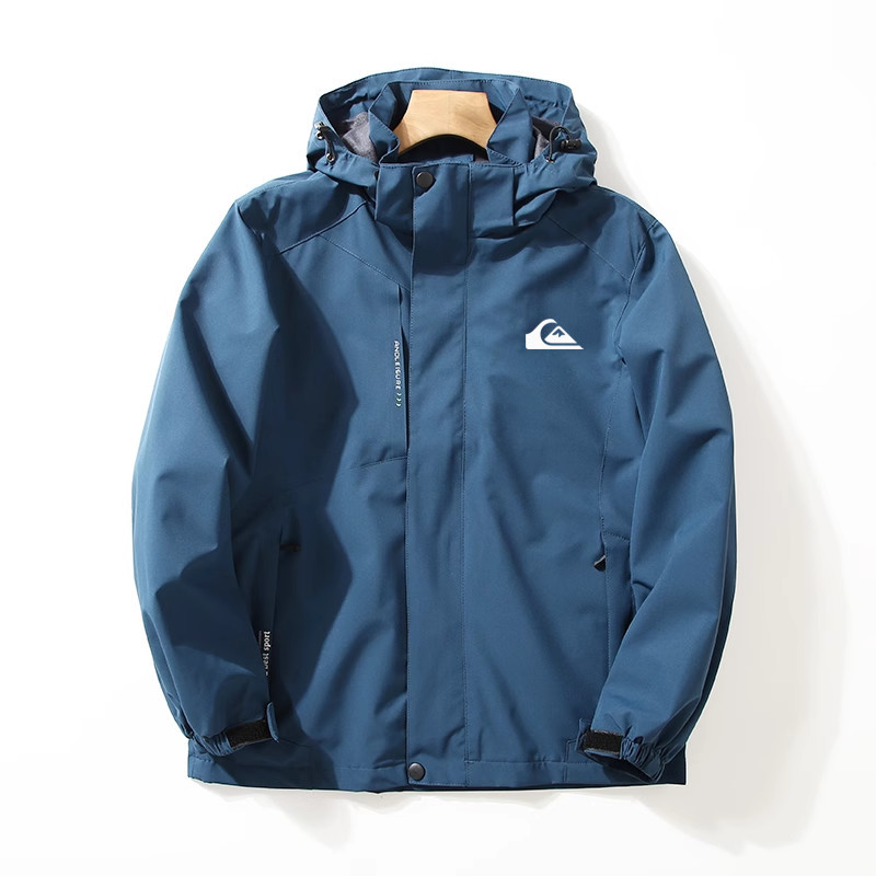 Jaqueta Corta-Vento Masculina Quik À Prova D'água Com Capuz Para