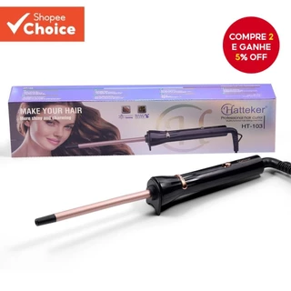 Hatteker Curling Tong , Varinha De Ondulação De Cabelo 9MM Ferro Cônico Profissional Modelador Calor Rápido
