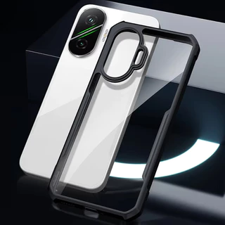 Capa Para Xiaomi Poco F7 F6 F5 Pro F4 GT Airbags À Prova De Choque PC + TPU Claro Anti-Queda Proteção Do Telefone Trasei