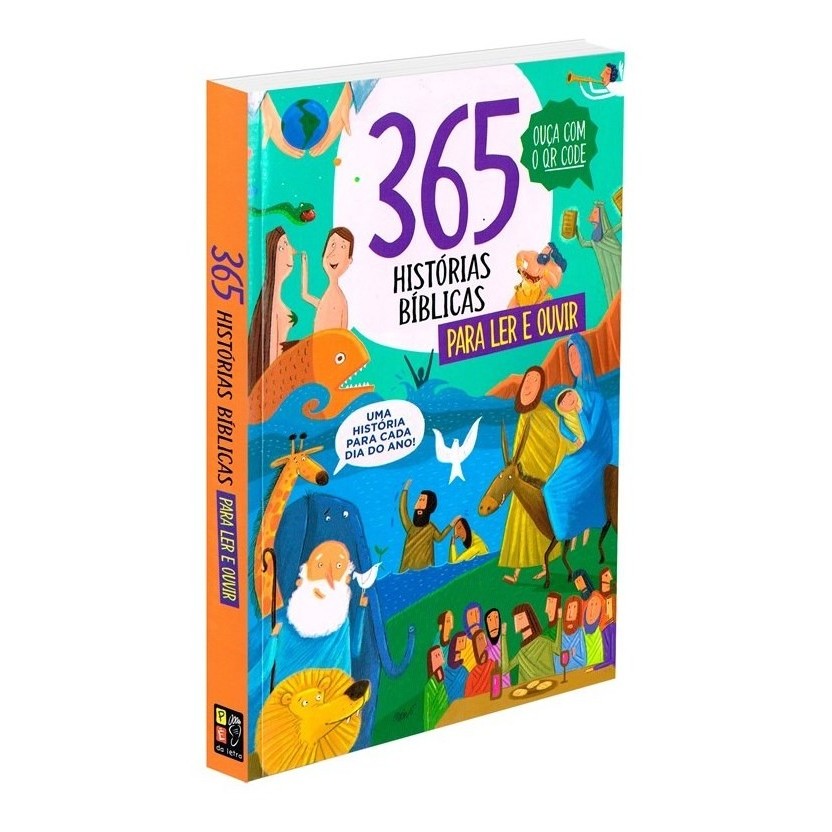 Livro 365 Histórias Da Bíblia | Shopee Brasil