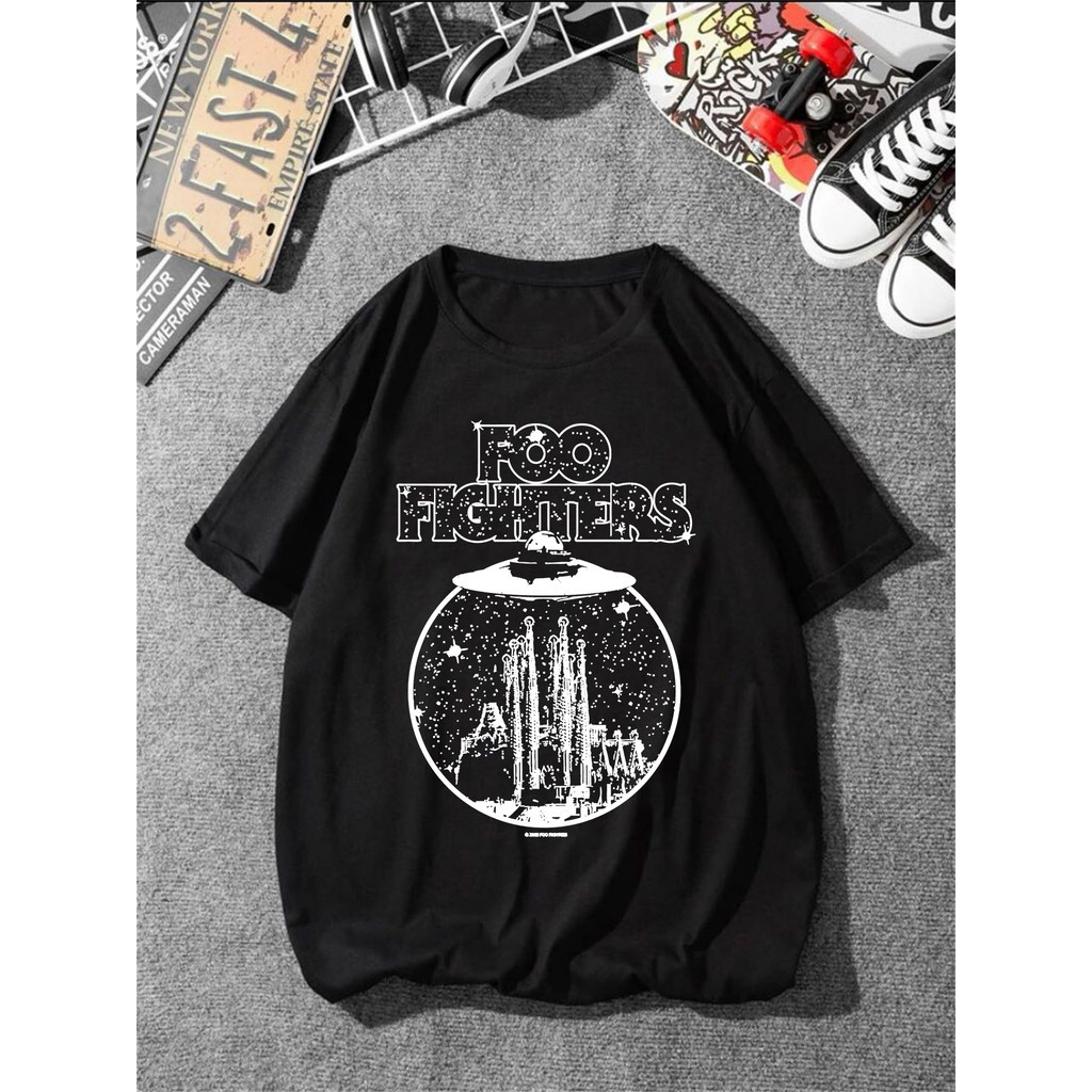 Foo Fighters Hyde Park '06 Tシャツ XL Camiseta Foo Fighters Qualidade Varias Estampas de Rock NewMetal