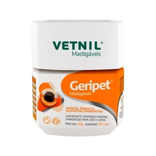 Geripet Mastigáveis Vetnil - 30 Comprimidos