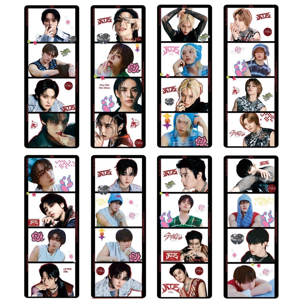 最高の品質 2-12pcs STRAY KIDS Lomo Cards ATE Album Bookmark 5-STAR Vividz(ビビッヅ)
