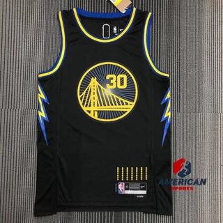 Jersey Golden State Warriors Stephen Curry Black Basketball