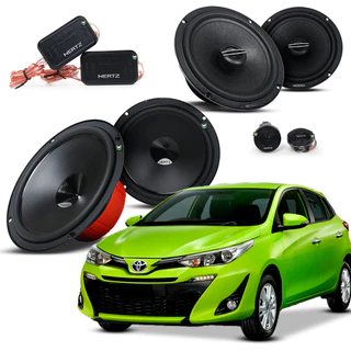 Combo Kit 2 vias DSK165 + Alto falante Coaxial DCX165 Yaris