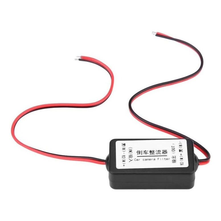 Filtro Câmera De Ré Rele Potencia Carro Multimídia Radio