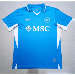 SSC Napoli Camisas De Futebol Do Vintage 2024 25 Nápoles Casa Fãs Fora Camisa De Futebol Kit tops trikot Homens OSIMHEN KVARATSK SANTO