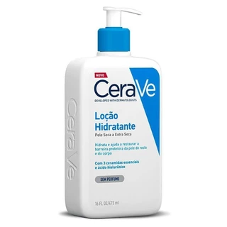 Cerave loção hidratante para pele seca corpo e rosto Sem Perfume 7899706159272 tempo limitado
