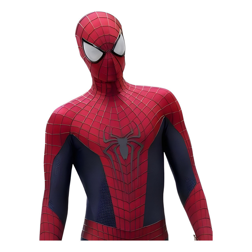 Fantasia Cosplay Homem Aranha Andrew Espetacular C/ Lentes