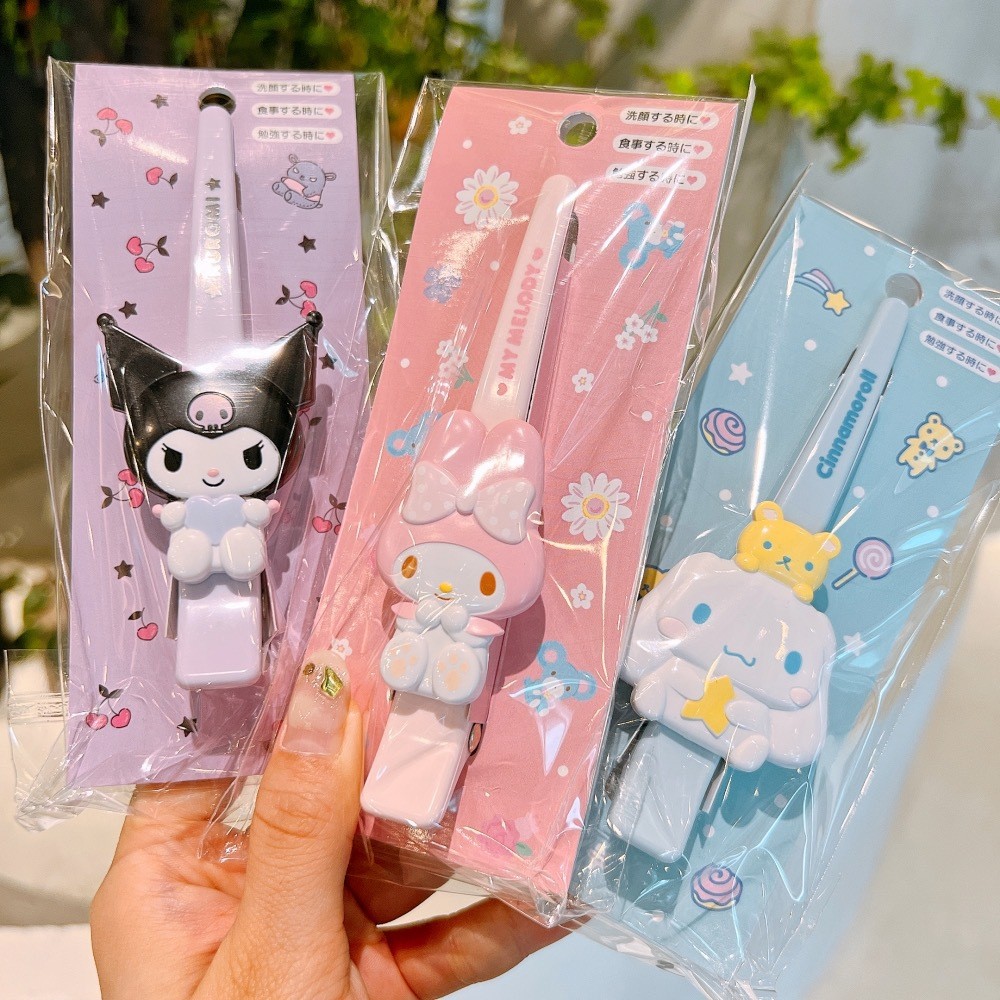 Sanrio Hello Kitty Grampo De Cabelo Dos Desenhos Animados Kuromi