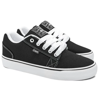 Tênis Qix Allan Mesquita MG Lona Preto Branco