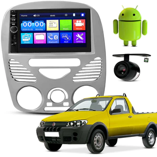 Kit Central Multimidia Espelhamento Android Ios Strada 2002 03 04 05 06 07 08 09 10 11 12 2013 2014
