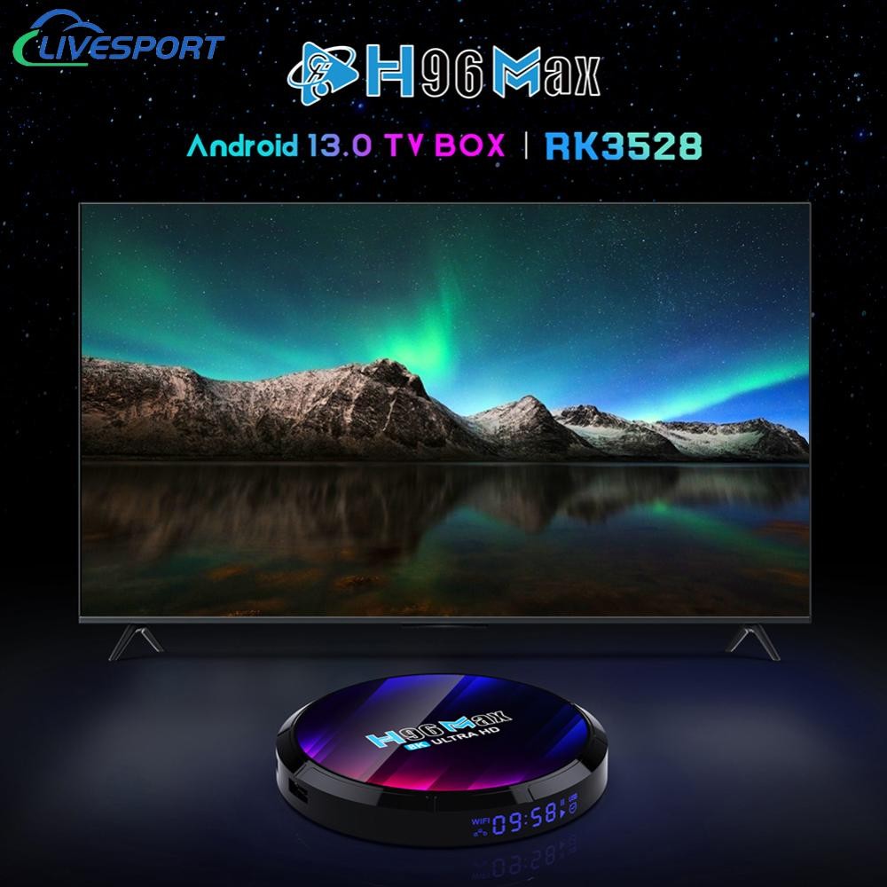 H96 MAX RK3528 Media Player Suporte 2.4G/5G Wifi6 Set Top Box Para