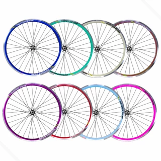 Par de Rodas Aro 26x1.1/2 Raio Grosso/Cubo Aço Aero Vzan Colorida