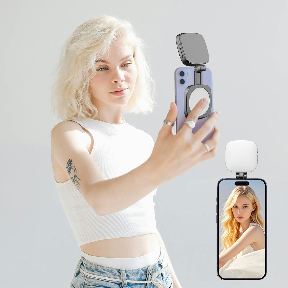 Imagem do produto Luz De Preenchimento Para Selfie Com Magnético , Acessório Celular , Intensificador De Câmera De Beleza , Ring Light Ane 2