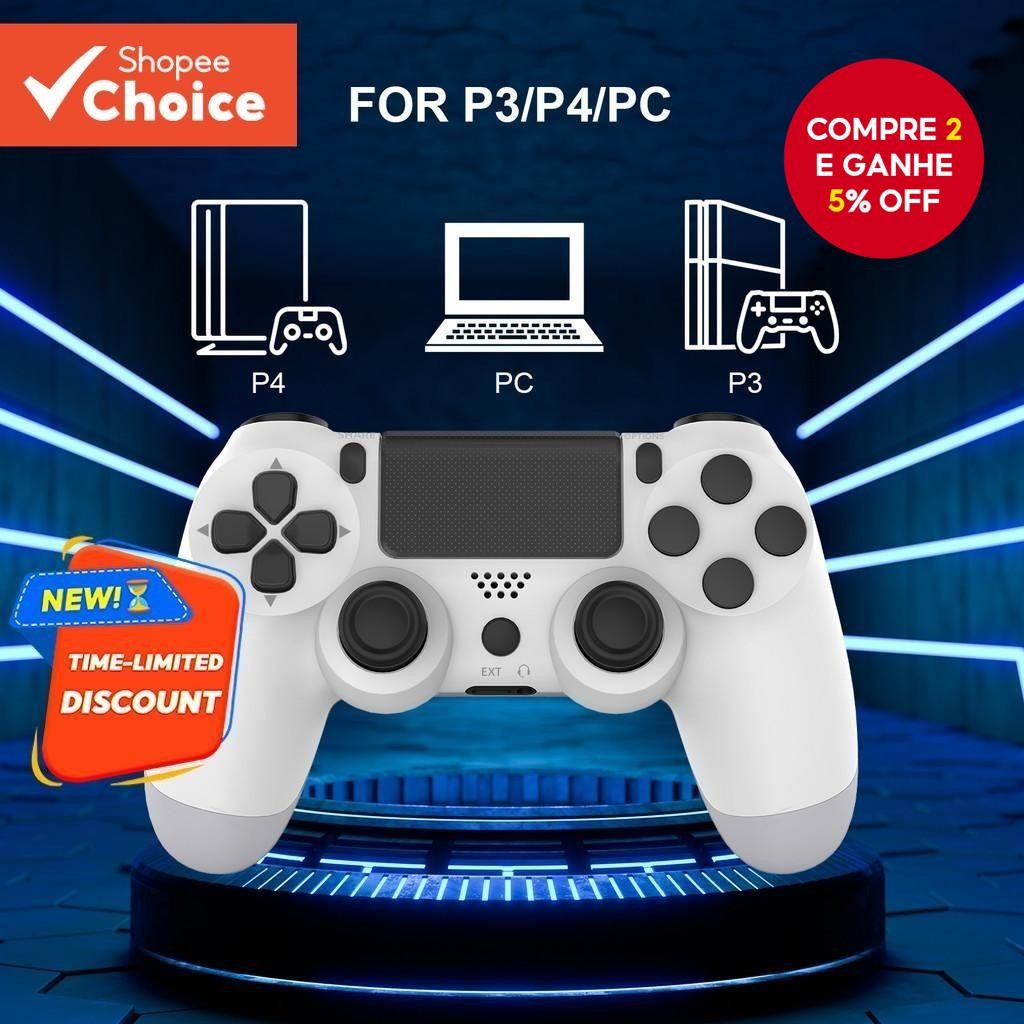 Joystick De Controle De Jogo Sem Fio Bluetooth Compatível Com PC Android iOS Laptop PS4 Gaming Pad