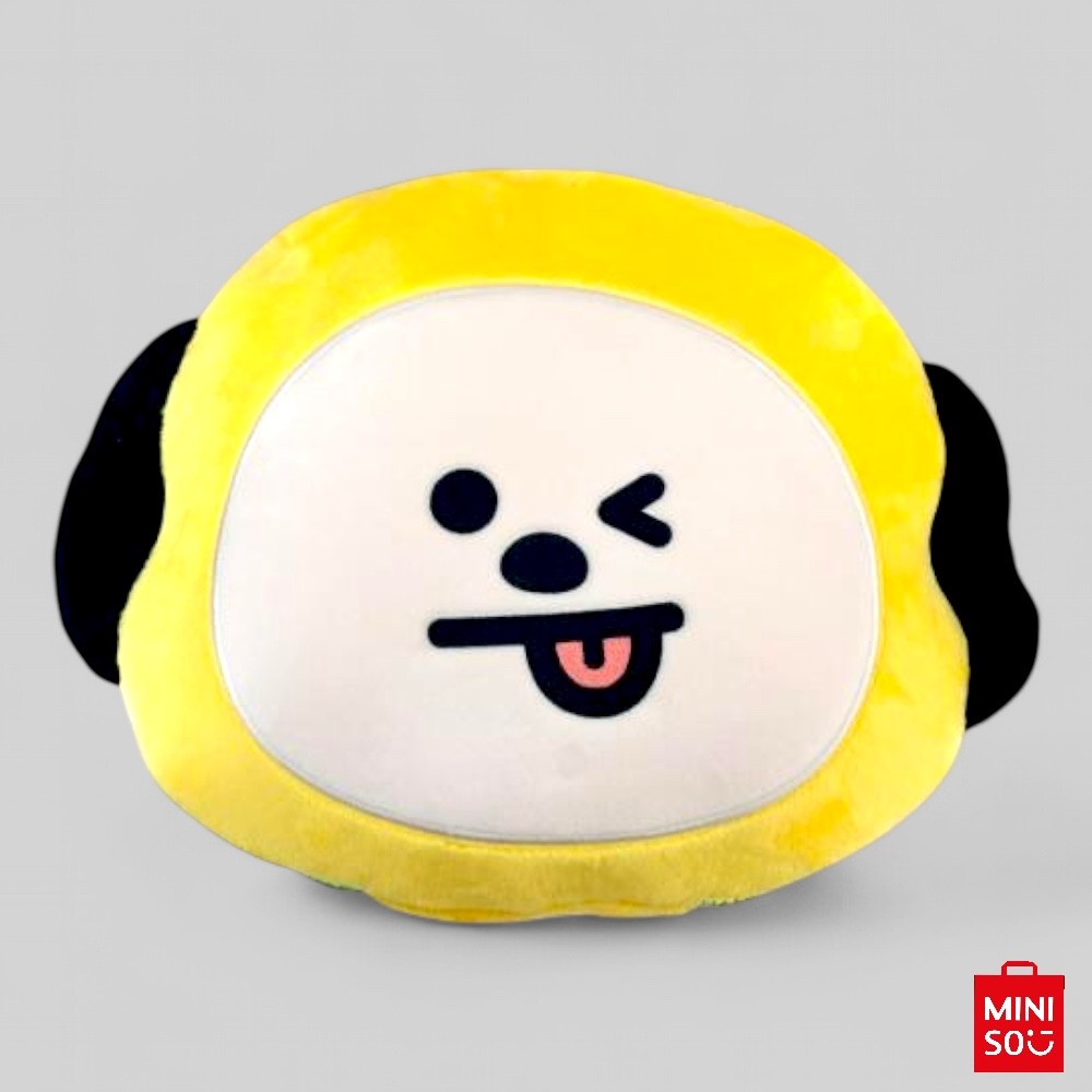 Almofada BT21 Chimmy Miniso 2 em 1 Travesseiro e Manta Quentinha
