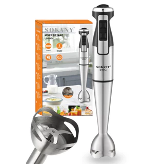 Mixer de Mão Sokany LG-SK74-1 Inox 1000W com 2 Velocidades – 110V e 220V